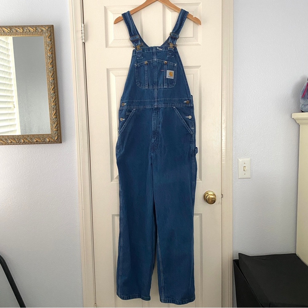 Carhartt Men’s Denim Bib Overalls 32x30